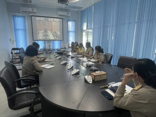 นายจุติ ไกรฤกษ์ รมว.พม.เป็นประธานการประชุมผู้บริหาร พม. ทุกหน่วยงานฯ