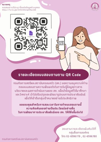 ขอความอนุเคราะห์ท่านตอบแบบสอบถามความพึงพอใจในการรับรู้ข้อมูลข่าวสาร